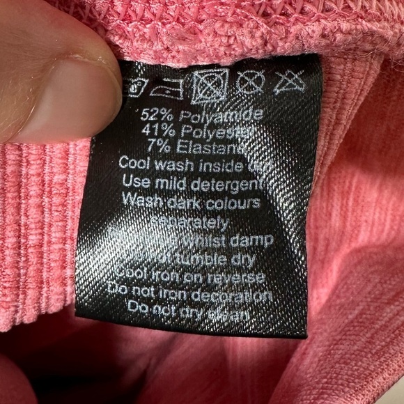 ALPHALETE Rose Pink Aero Leggings Size Small - Picture 5 of 8